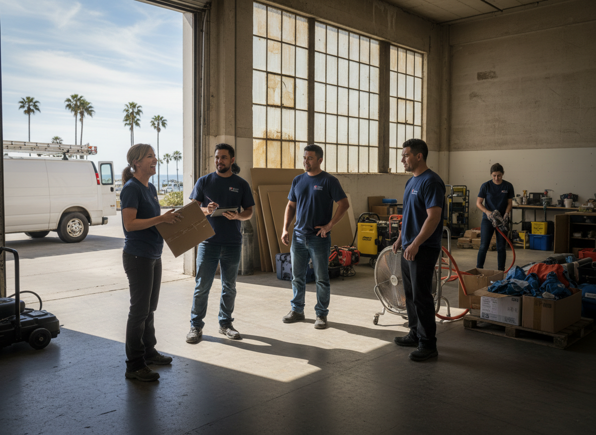 Water Damage Restoration Playa Del Rey team
