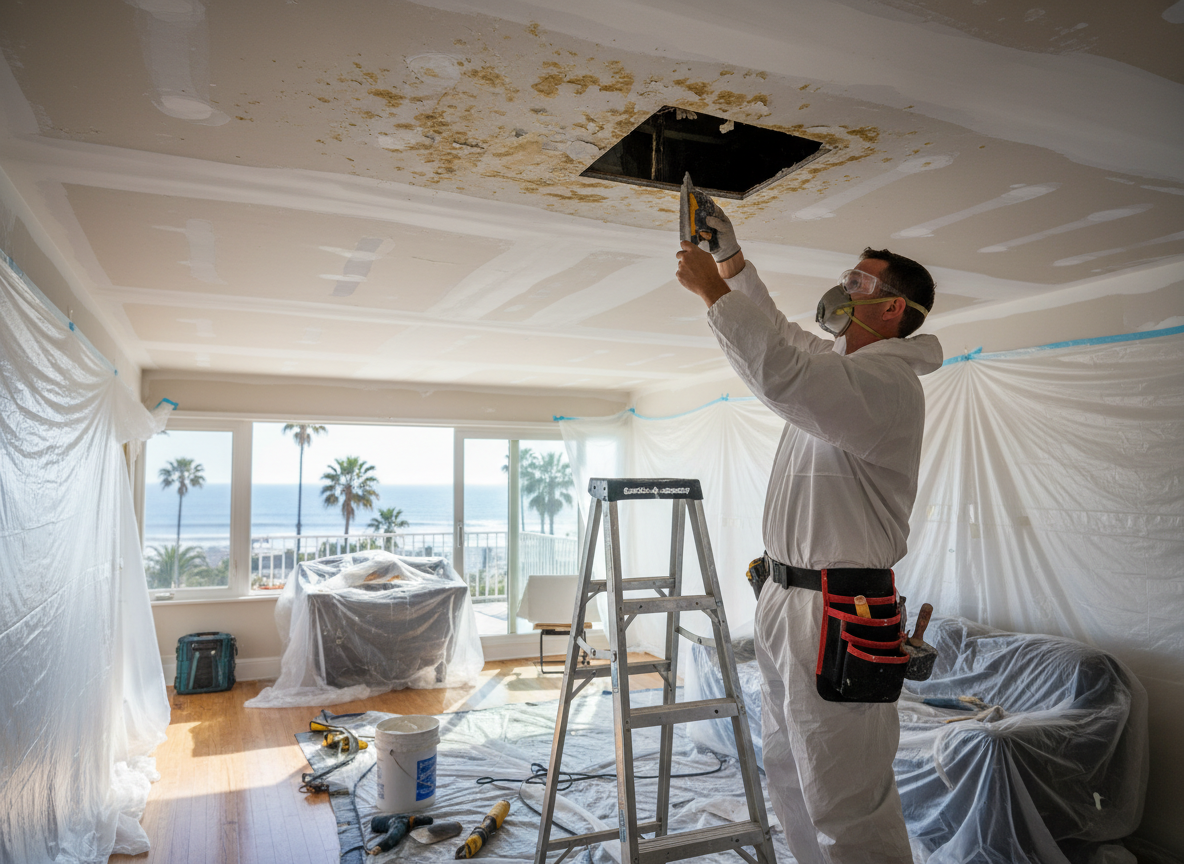 Ceiling Water Damage Repair in Playa Del Rey, CA