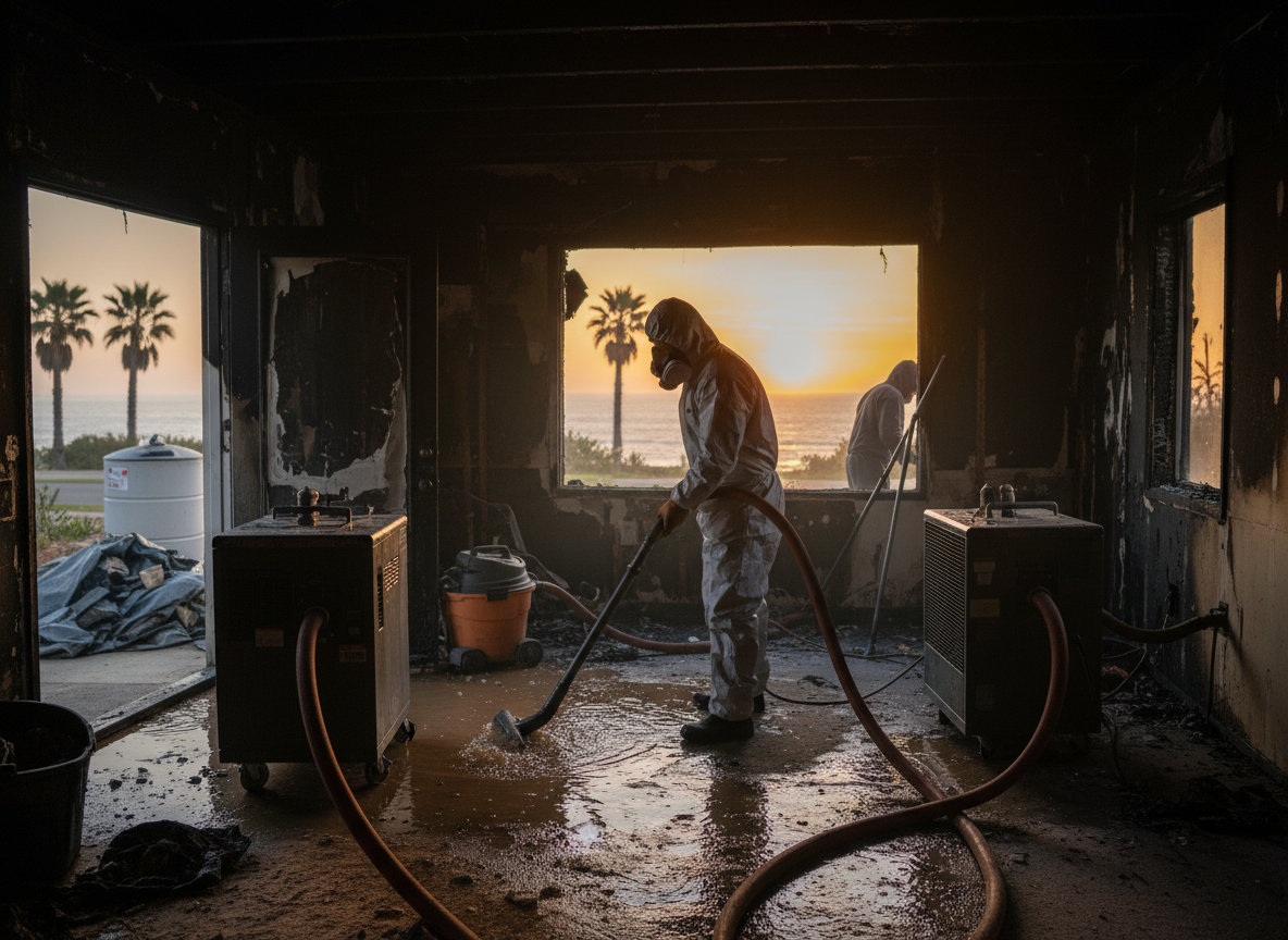 Water Damage Remediation After Fire in Playa Del Rey, CA